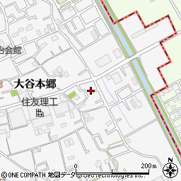 埼玉県上尾市大谷本郷69-4周辺の地図