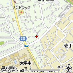 埼玉県上尾市小敷谷48周辺の地図