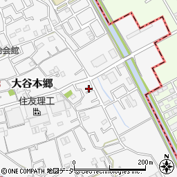 埼玉県上尾市大谷本郷69-5周辺の地図