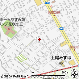 埼玉県上尾市原市11周辺の地図