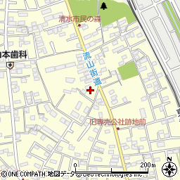 千葉県野田市清水224-6周辺の地図
