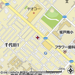 カーブス坂戸千代田周辺の地図