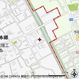埼玉県上尾市大谷本郷55-17周辺の地図