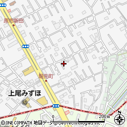 埼玉県上尾市原市4356-15周辺の地図