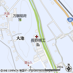 長野県茅野市金沢702周辺の地図