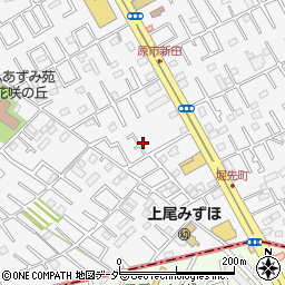 埼玉県上尾市原市4-4周辺の地図