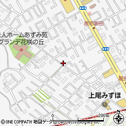 埼玉県上尾市原市11-9周辺の地図