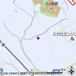 長野県茅野市金沢4377-2周辺の地図