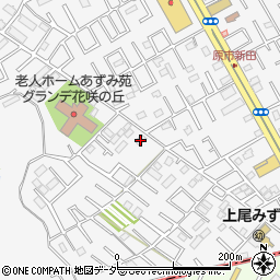 埼玉県上尾市原市35周辺の地図
