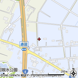 赤沼新田会館周辺の地図