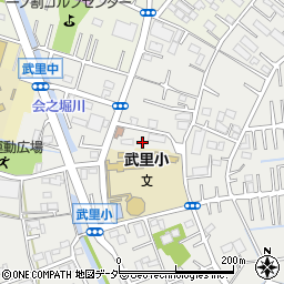 埼玉県春日部市備後西5丁目周辺の地図