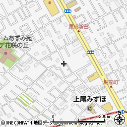 埼玉県上尾市原市4-9周辺の地図