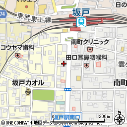 坂戸駅前郵便局周辺の地図