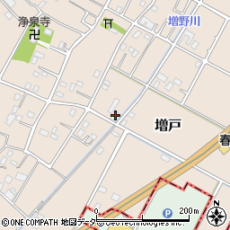 埼玉県春日部市増戸367周辺の地図