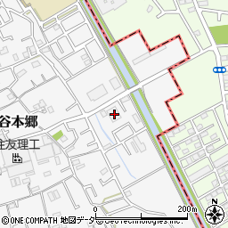 埼玉県上尾市大谷本郷61周辺の地図