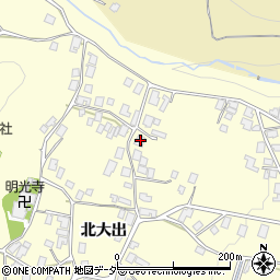 長野県上伊那郡辰野町北大出8741周辺の地図