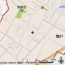 埼玉県春日部市増戸384周辺の地図