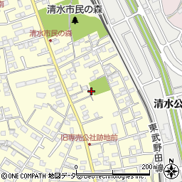 千葉県野田市清水246周辺の地図