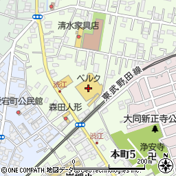 ベルク岩槻宮町店周辺の地図