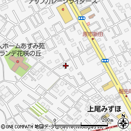 埼玉県上尾市原市10周辺の地図