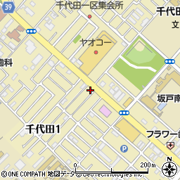 日の出商店　千代田店周辺の地図