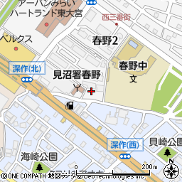 埼玉県さいたま市見沼区春野2丁目5周辺の地図