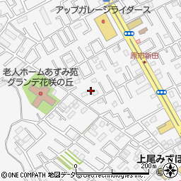 埼玉県上尾市原市12周辺の地図