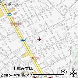 埼玉県上尾市原市4282-11周辺の地図