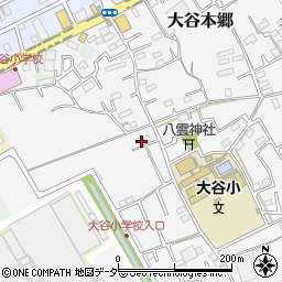 埼玉県上尾市大谷本郷594周辺の地図