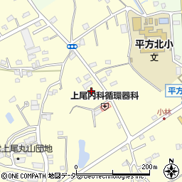 埼玉県上尾市平方3879周辺の地図