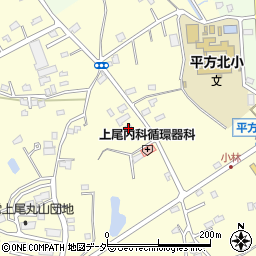 埼玉県上尾市平方3879周辺の地図