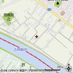 埼玉県春日部市銚子口672周辺の地図