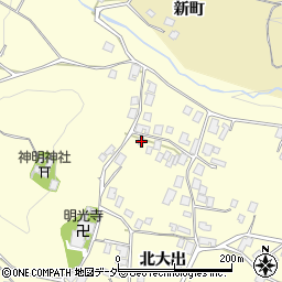 長野県上伊那郡辰野町北大出8805周辺の地図