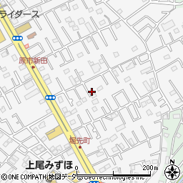 埼玉県上尾市原市4282-2周辺の地図