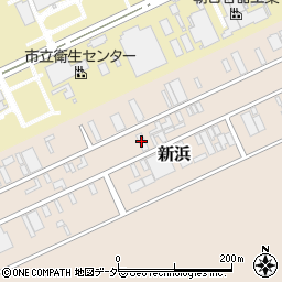 株式会社鹿島フード　新浜売店周辺の地図