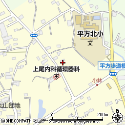 埼玉県上尾市平方3862周辺の地図
