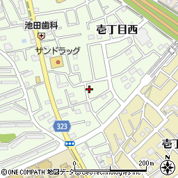 埼玉県上尾市小敷谷76周辺の地図