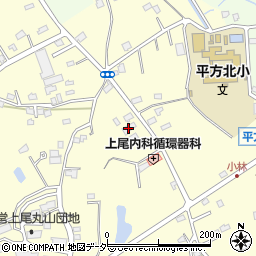埼玉県上尾市平方3878周辺の地図