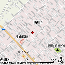 埼玉県警察岩槻宿舎周辺の地図
