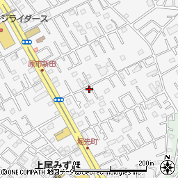 埼玉県上尾市原市4282周辺の地図