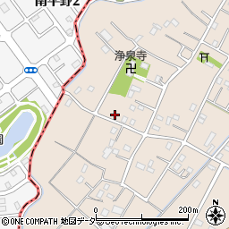 埼玉県春日部市増戸439周辺の地図