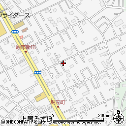 埼玉県上尾市原市4282-1周辺の地図