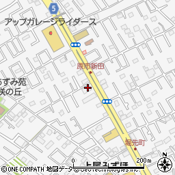埼玉県上尾市原市7周辺の地図