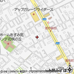 埼玉県上尾市原市14-3周辺の地図