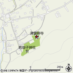 清雲禅寺周辺の地図