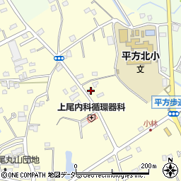 埼玉県上尾市平方3863周辺の地図