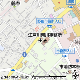 千葉県野田市宮崎133周辺の地図