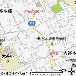 埼玉県上尾市大谷本郷815周辺の地図