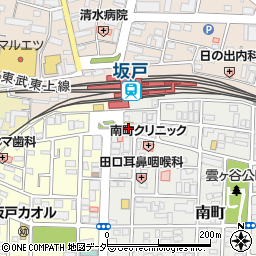 魚民 坂戸南口駅前店周辺の地図