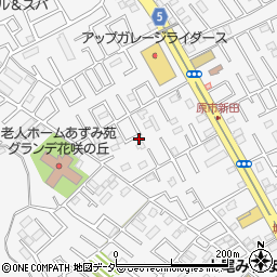 埼玉県上尾市原市21-16周辺の地図